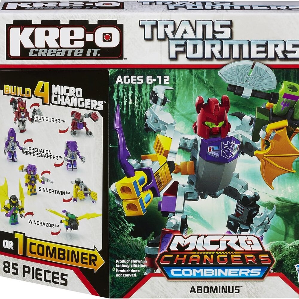 KRE-O Transformers Micro-Changers Combiners Abominus A4473 Brick Build Kit